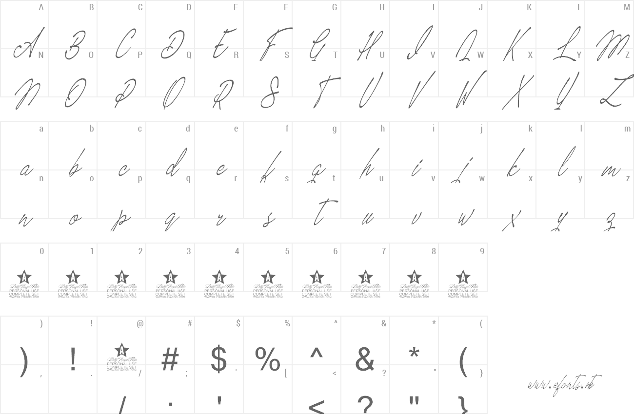 Font Magic Touch preview